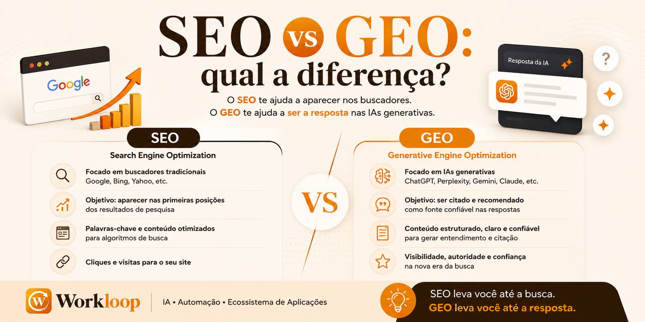 SEO vs GEO — qual a diferença
